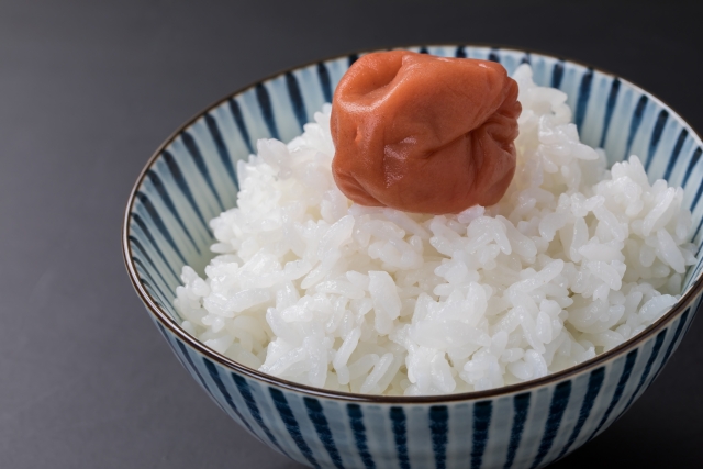 梅干し,ご飯